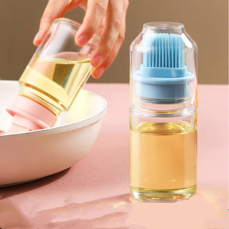 Oil Bottle with a silicone brush
