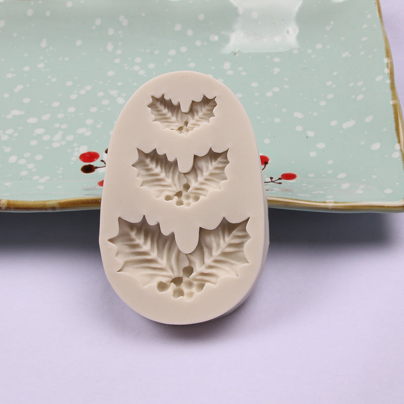 Mistletoe silicone cake mold
