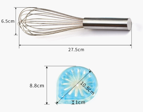 egg beater and scraper set