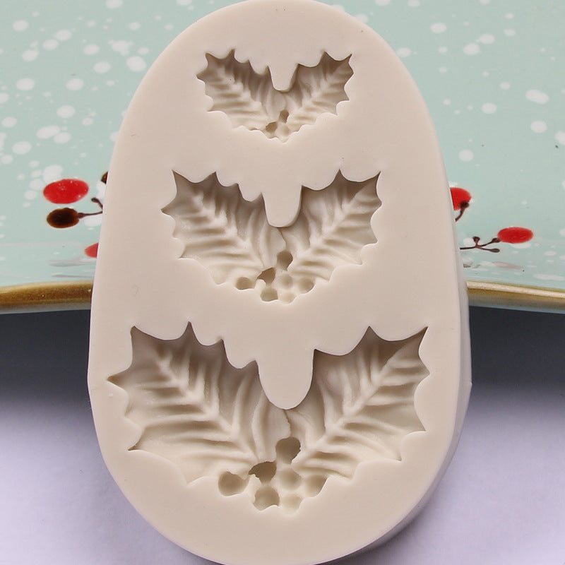 Mistletoe silicone cake mold