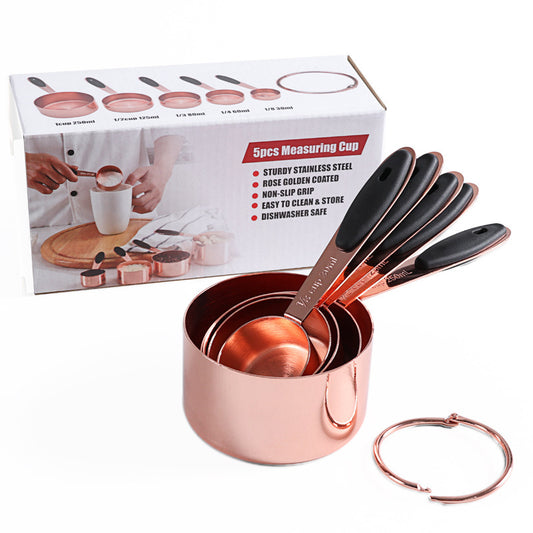 Rose Gold Measuring Cup Set